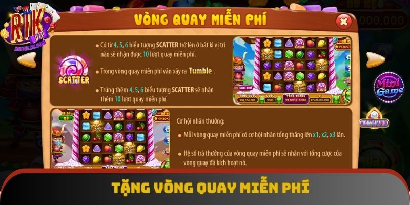 Săn vòng quay miễn phí tăng cơ hội thắng